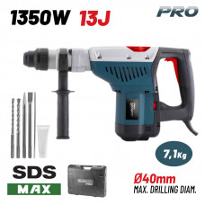 BORMANN Pro BPH7610 ΣΚΑΠΤΙΚΟ ΠΕΡΙΣΤΡΟΦΙΚΟ ΠΙΣΤΟΛΕΤΟ SDS MAX 1350W, 13Joule, 40mm, 7.1Kg