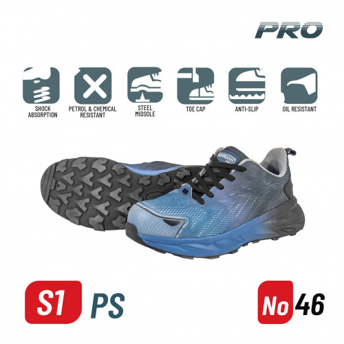 BORMANN Pro BPP8176 BORMANN Pro BPP8176 Παπούτσι Ασφαλείας S1PS ATLANTIC No 46 BORMANN Pro BPP8176 BORMANN Pro BPP8176 Παπούτσι Ασφαλείας S1PS ATLANTIC No 46