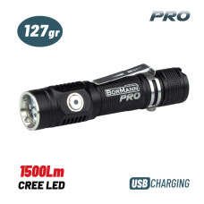 Bormann Pro BPR6035 Επαναφορτιζόμενος XPG LED 1500lumens / 320lumens (2 σκάλες) | 030034