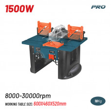 BORMANN Pro BRT1500 BORMANN Pro BRT1500 Επιτραπέιο Ρούτερ 1500W, Ύψος εργασίας 0-40mm
