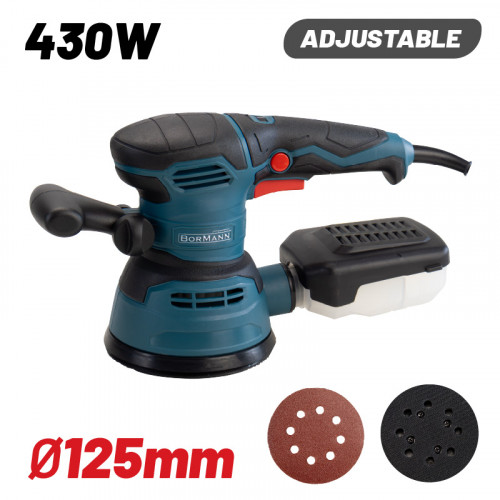 BORMANN LITE BSS2470 ΤΡΙΒΕΙΟ ΕΚΚΕΝΤΡΟ 430W ΡΥΘΜΙΖΟΜΕΝΟ, Φ125mm BORMANN LITE BSS2470 ΤΡΙΒΕΙΟ ΕΚΚΕΝΤΡΟ 430W ΡΥΘΜΙΖΟΜΕΝΟ, Φ125mm