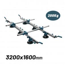BORMANN Pro BTC6500 ΣΥΣΤΗΜΑ ΜΕΤΑΦΟΡΑΣ ΜΕΓΑΛΩΝ ΠΛΑΚΙΔΙΩΝ 3200x1600mm , 6 ΒΕΝΤΟΥΖΕΣ , 200kg