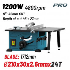 BORMANN Pro BTS1250 ΔΙΣΚΟΠΡΙΟΝΟ ΠΑΓΚΟΥ 1200W