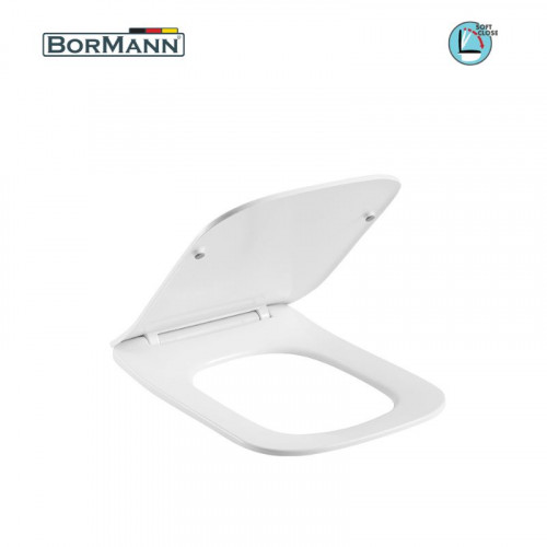 BORMANN Lite BTW1080 ΚΑΛΥΜΜΑ ΛΕΚΑΝΗΣ LEO SOFT CLOSE 2100gr, DUROPLAST 445x340mm BORMANN Lite BTW1080 ΚΑΛΥΜΜΑ ΛΕΚΑΝΗΣ LEO SOFT CLOSE 2100gr, DUROPLAST 445x340mm