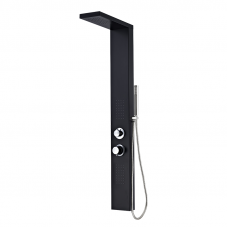 BORMANN ELITE BTW5060 ΣΤΗΛΗ ΥΔΡΟΜΑΣΑΖ LAYLA ΣΤΑΘΕΡΗ ΜΕ ΔΙΑΝΟΜΕΑ 3 ΛΕΙΤΟΥΡΓΙΩΝ BLACK