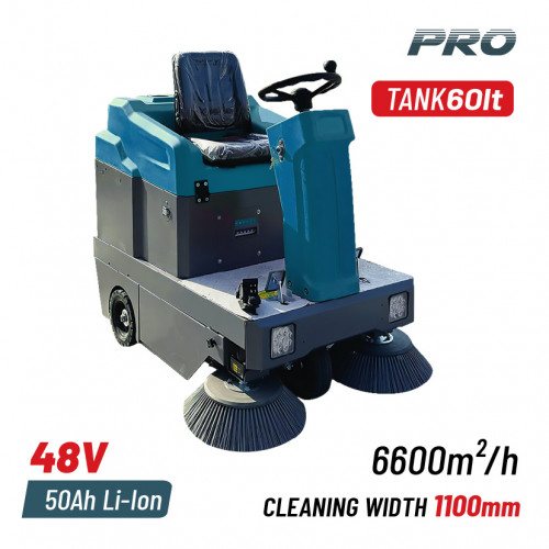 BORMANN Pro BVC9110 BORMANN Pro BVC9110 Σάρωθρο Μπαταρίας με Κάδο 75Lt BORMANN Pro BVC9110 BORMANN Pro BVC9110 Σάρωθρο Μπαταρίας με Κάδο 75Lt