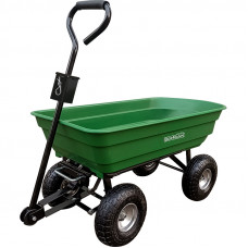 BORMANN BWB3625 ΚΑΡΟΤΣΙ ΚΗΠΟΥ ΑΝΑΤΡΕΠΟΜΕΝΟ 125L, 400Kg, Μ119,5xΠ59xΥ61cm
