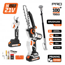 NAKAYAMA EC1221X44T3C NAKAYAMA Pro EC1221X44T3C Σετ Αλυσοπρίονο,Ψαλίδι Κλάδου, Βαλίτσα