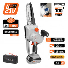 NAKAYAMA PRO EC1600 ΚΛΑΔΕΥΤΙΚΟ ΑΛΥΣΟΠΡΙΟΝΟ ΜΠΑΤΑΡΙΑΣ  21V, BRUSHLESS,Li-Ion, ΛΑΜΑ 20cm, 1500gr, ΑΛΥΣΙΔΑ 1/4