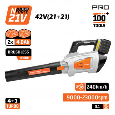 NAKAYAMA PRO EC1719X44 NAKAYAMA Pro EC1719X44 Φυσητήρας Brushless Mπαταρίας 42V,Li-Ion,2x4.0Ah,240km/h