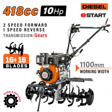 NAKAYAMA MB9000 Classic Φρέζα - Σκαπτικό Πετρελαίου 10.0Hp με 130cm Πλάτος Εγασίας & Κιβώτιο Ταχυτήτων (6 Άτοκες Δόσεις)