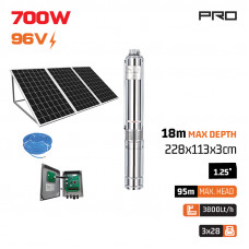 NAKAYAMA PRO NP2230 NAKAYAMA Pro NP2230 Αντλία Νερού με Φωτοβολταικό 96V,750W,Μέγιστο Μανομετρικό 95m,Σετ με Πάνελ 1650W