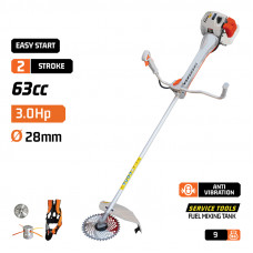 NAKAYAMA PB6310 Βενζινοκίνητο Θαμνοκοπτικό 3.0Hp 62cc με Αντιδόνηση (Σε 3 Άτοκες Δόσεις)