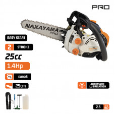 NAKAYAMA PRO PC2525 NAKAYAMA PRO AΛΥΣΟΠΡΙΟΝΟ ΚΛΑΔΕΥΤΙΚΟ ΒΕΝΖΙΝΗΣ 25cc/1.4Hp,ΛΑΜΑ 25cm