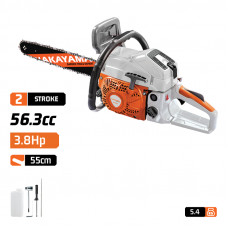Nakayama PC6700 Αλυσοπρίονο Βενζινοκίνητο 3.8Hp 56,3cc Δίχρονο (Σε 3 Άτοκες Δόσεις)
