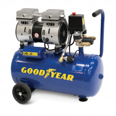 GY 251OF: ΑΕΡΟΣΥΜΠΙΕΣΤΗΣ 24LT/1HP OILFREE ΧΑΜ. ΘΟΡΥΒΟΥ
